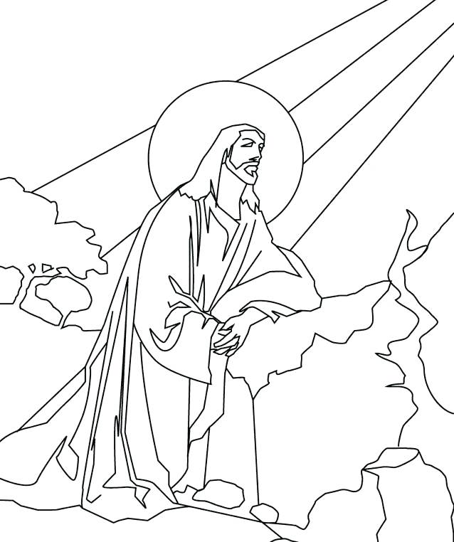 638x762 Jesus Christ Coloring Pages