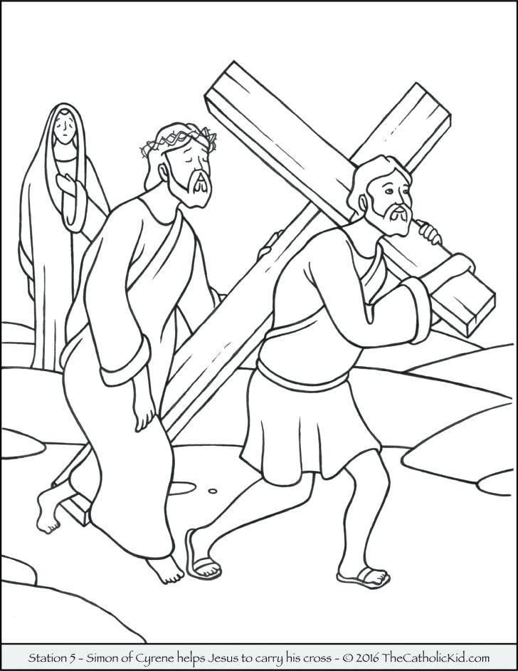 728x942 Coloring Pages Jesus Cross Coloring Pages Died For You Coloring
