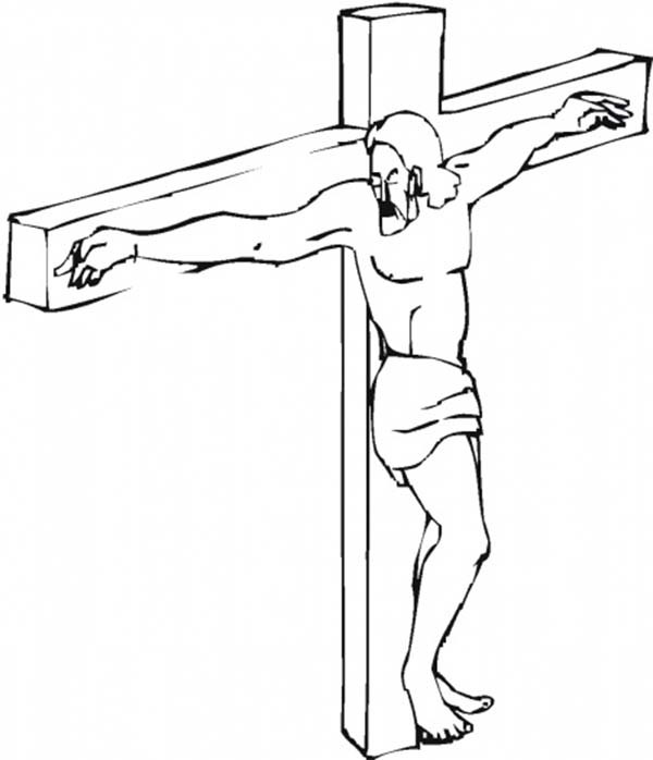 600x698 Good Friday Coloring Pages Jesus Christ Batch Coloring