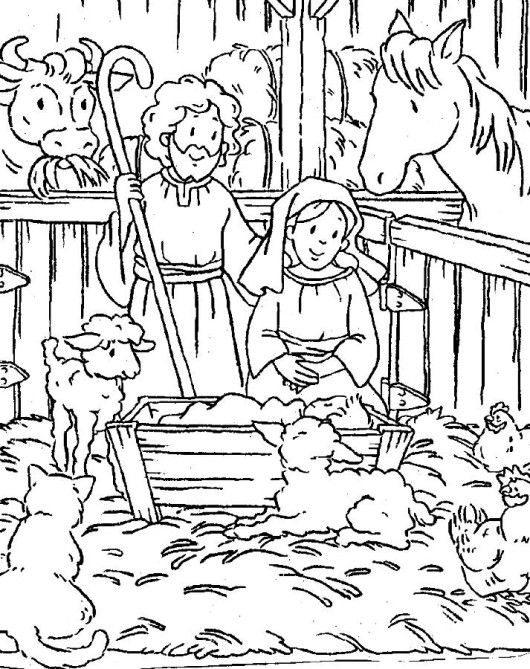 530x669 Baby Jesus Christmas Coloring Pages Printable Moppets