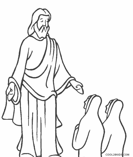 567x670 Free Printable Jesus Coloring Pages For Kids