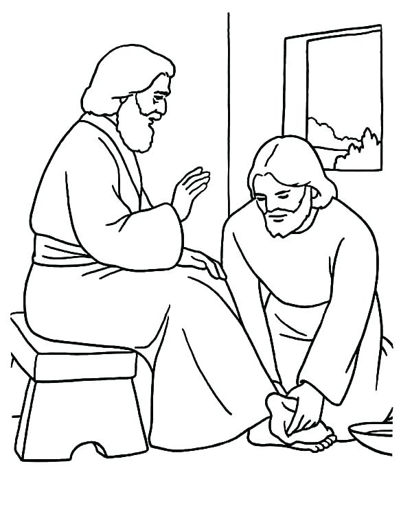 600x765 Jesus Printable Coloring Pages Coloring Pages For Kids Printable