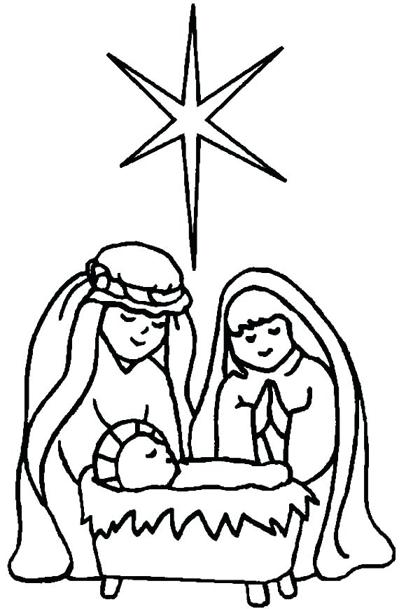600x870 Baby Jesus Coloring Pages Interesting Ideas Baby Coloring Pages