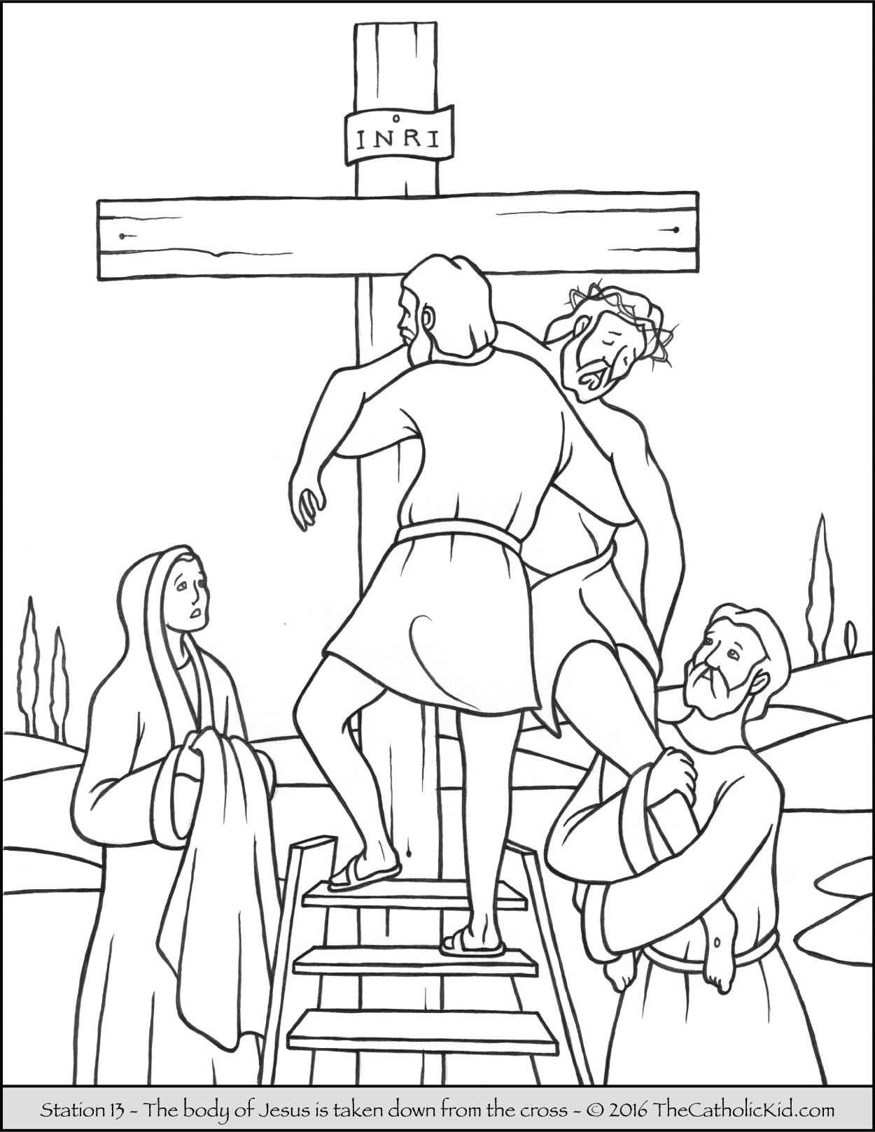 1250x1618 Stations Of The Cross Coloring Pages