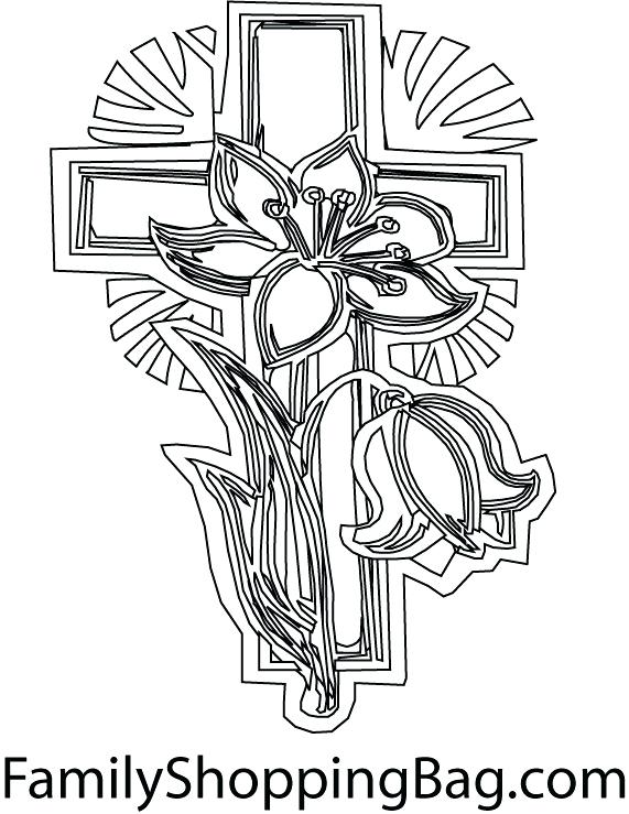 571x739 Cross Coloring Pictures Coloring Pages Crosses Jesus Died