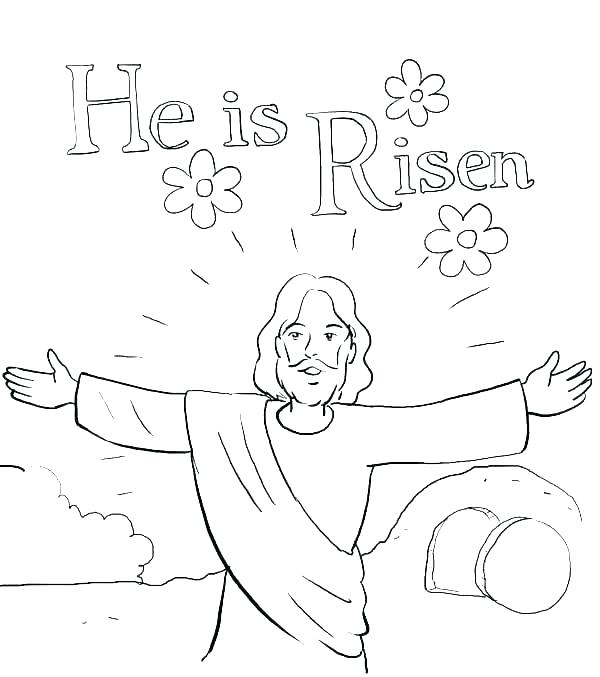 Jesus Easter Coloring Pages at GetDrawings | Free download