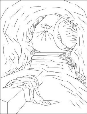 305x400 Christian Easter Coloring Pages