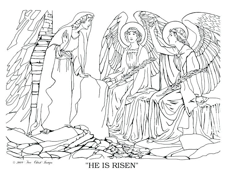 Jesus Has Risen Coloring Page at GetDrawings | Free download