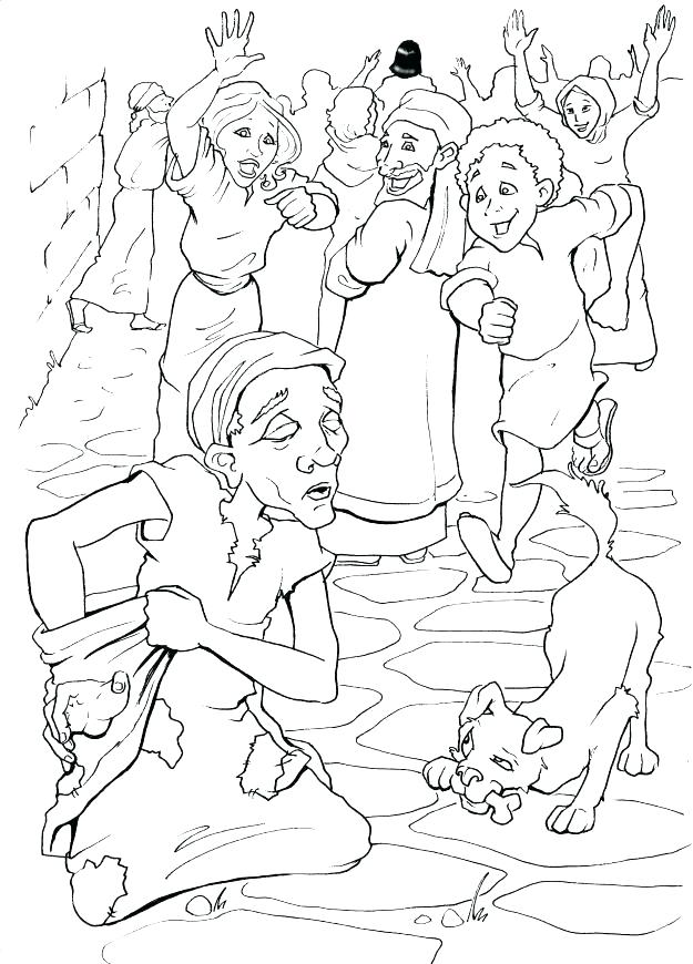 625x870 Jesus Heals The Lame Man Coloring Page Heals Coloring Page Heals