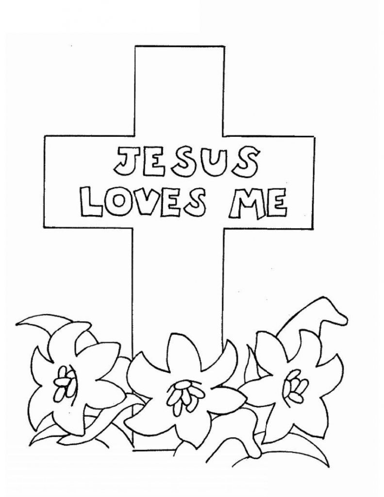 791x1024 Jesus Loves Me Coloring Sheet