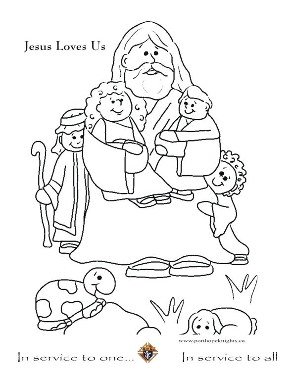 594x768 Coloring Jesus Loves You Coloring Page