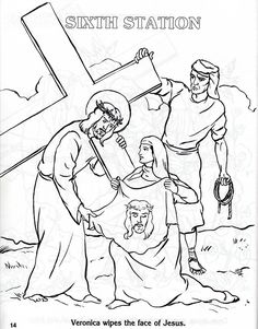 Jesus On The Cross Coloring Page at GetDrawings | Free download