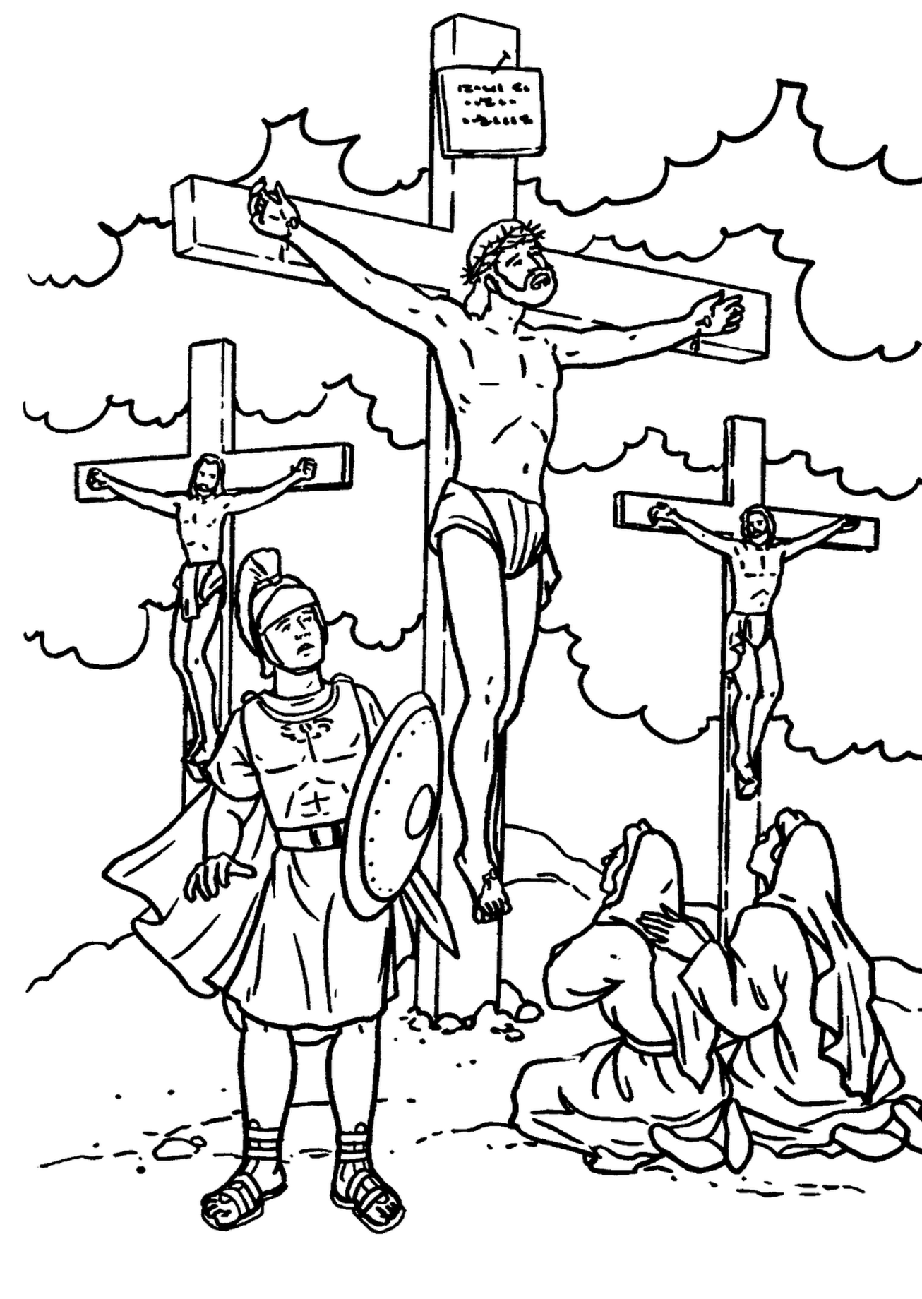 1306x1840 Lesson Jesus Is Crucified Jesus On The Cross Year Olds