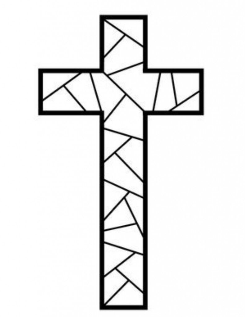 791x1024 Free Printable Cross Coloring Pages Free Printable, Sunday