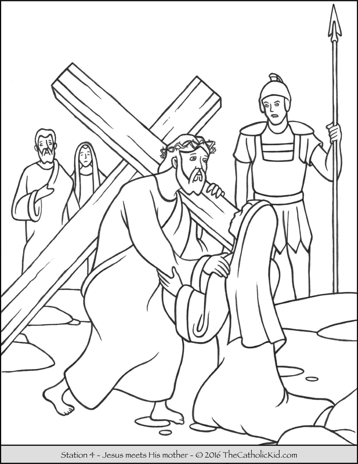 1250x1618 Stations Of The Cross Coloring Pages