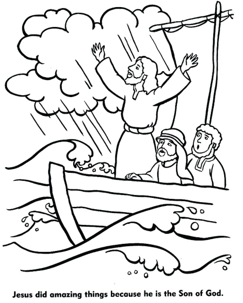 824x1024 Printable Coloring Pages Jesus Calms Storm Copy Best Of The Page