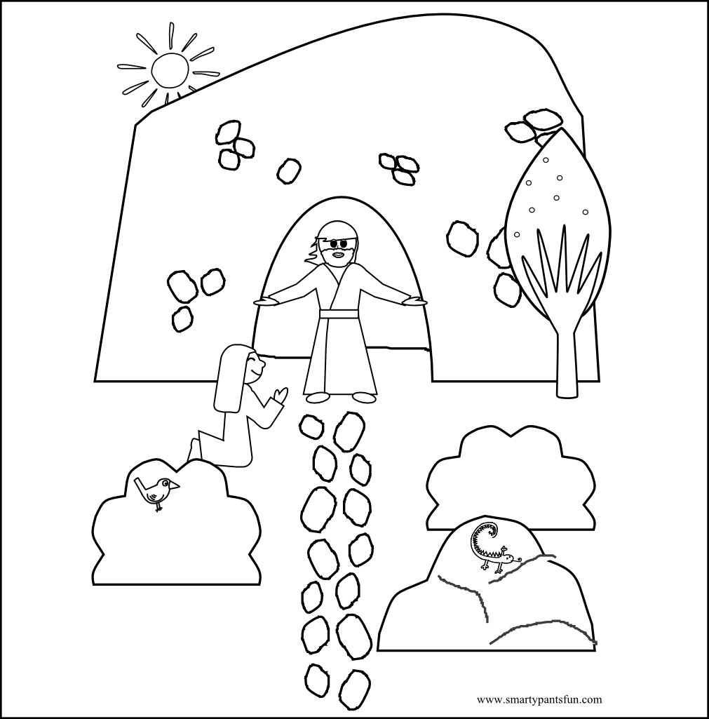 1011x1025 Bible Easter Coloring Pages