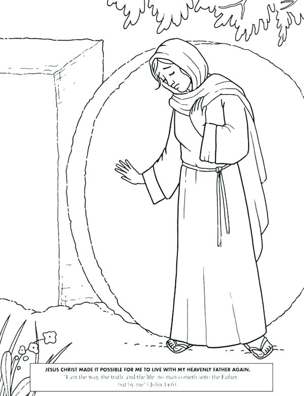 600x780 Jesus Resurrection Coloring Pages Bible Coloring Pages