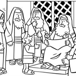 268x268 Free Coloring Pages Of Jesus In The Temple Archives