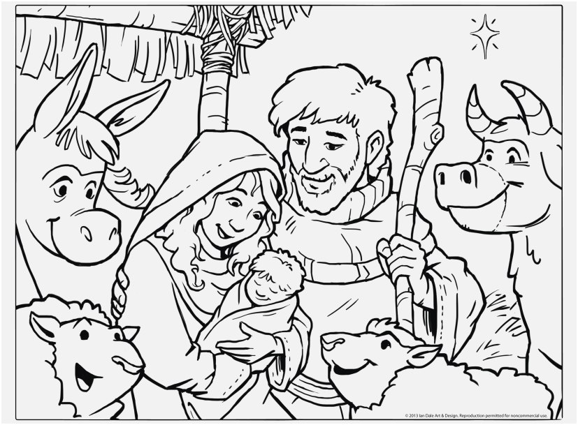 827x609 Jesus With Children Coloring Page Footage Christmas Coloring Page