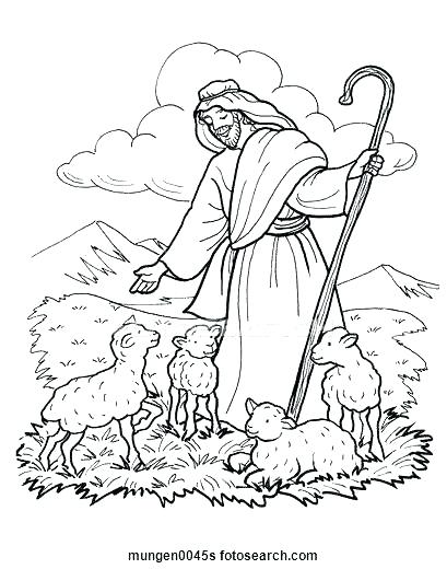 409x520 Shepherd Coloring Pages Good Shepherd Coloring Page Good Shepherd