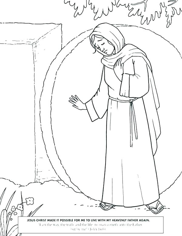 600x780 Jesus Is Risen Coloring Page Great Mission A Appears