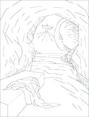 305x400 Jesus Resurrection Coloring Pages Coloring Page Jesus Resurrection
