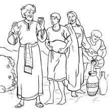 216x216 Homely Ideas Turn Photos Into Coloring Pages Of Jesus Is Water