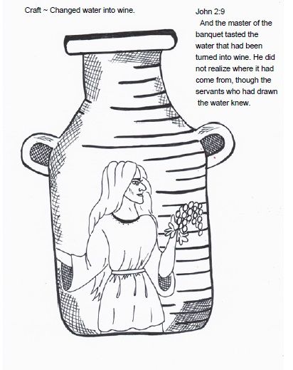 412x519 Jesus Turns Water Into Wine Craft Best Z Cc Water Into Wine