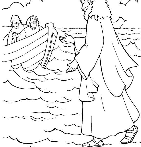 576x600 Jesus Colouring Pages Free Printable Jesus Coloring Pages For Kids