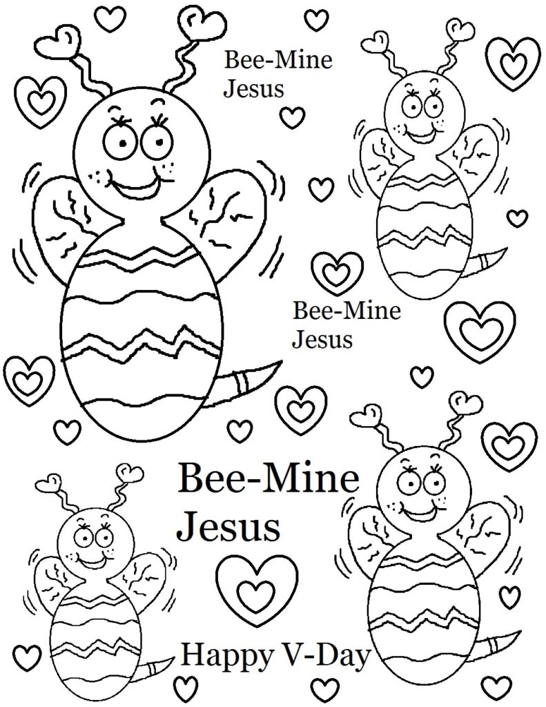 791x1024 Valentine's Day Coloring Pages For Sunday School Jesus Valentine