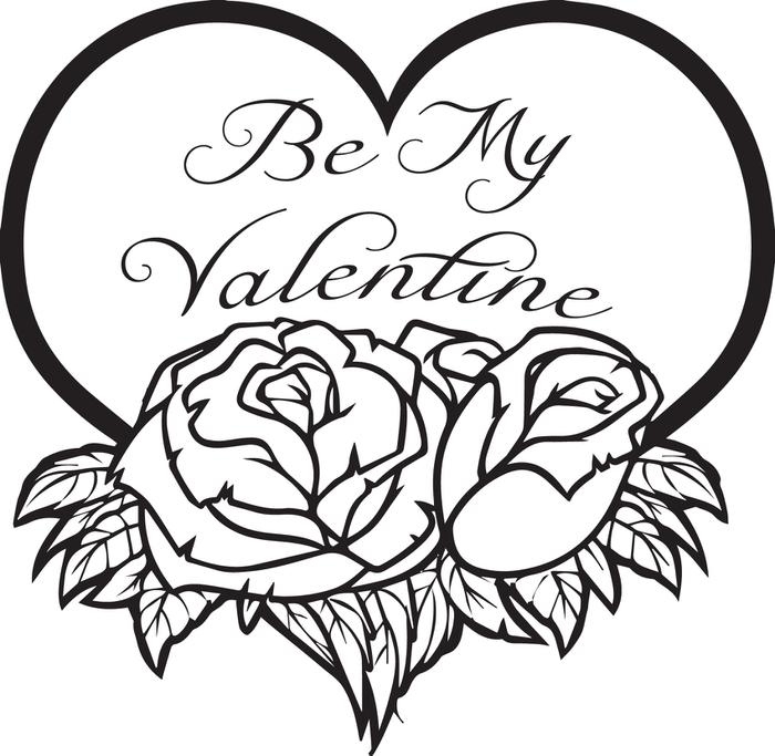 700x683 Valentine Color Pages Best Of Valentine Coloring Page Logo