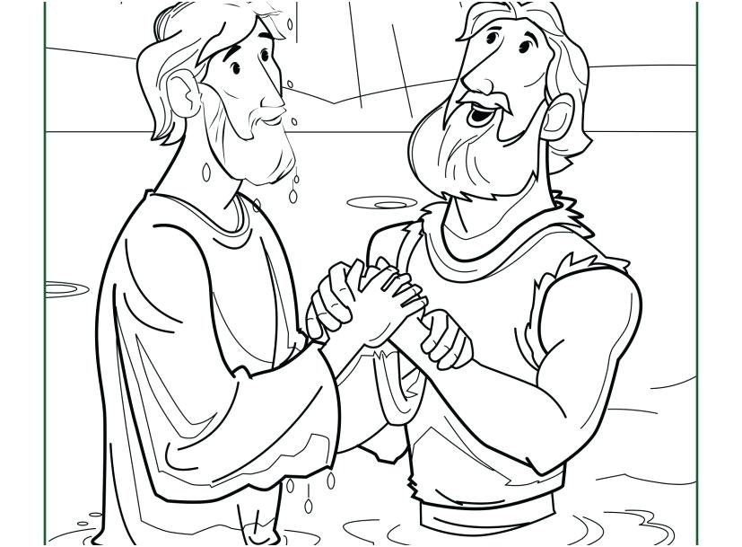 827x609 Jesus Walks On The Water Coloring Page Walks On Water Coloring