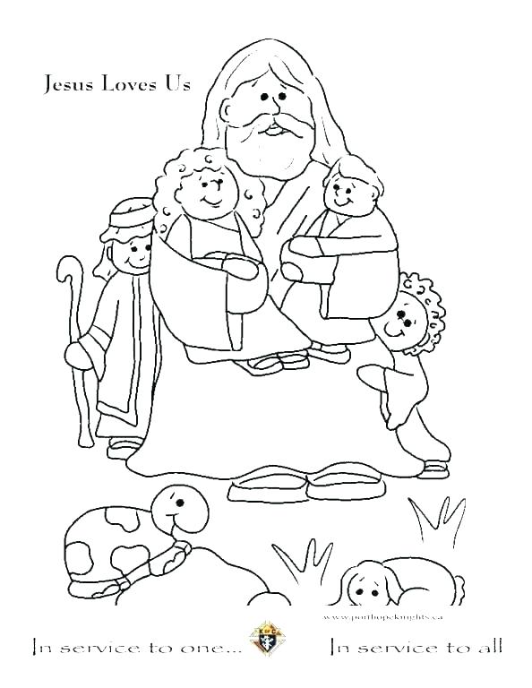 594x768 Jesus And Children Coloring Page Coloring Pages Disney Princesses
