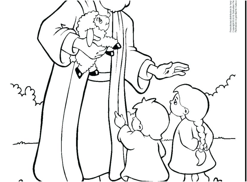 827x609 Jesus Blesses The Children Coloring Page Loves The Little Children