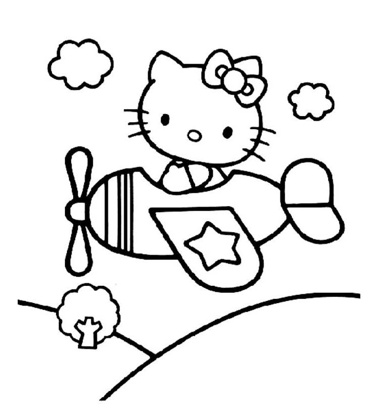 750x800 Awesome Airplane Coloring Pages Free Printable For Kids