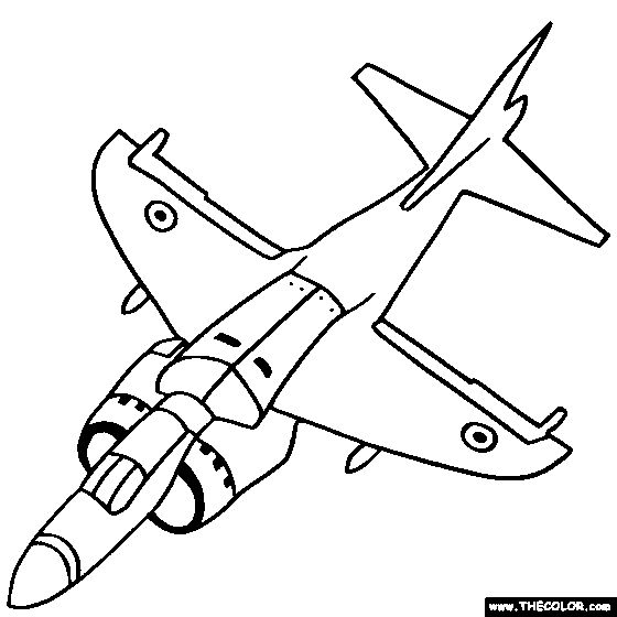 560x560 In Jet Coloring Pages