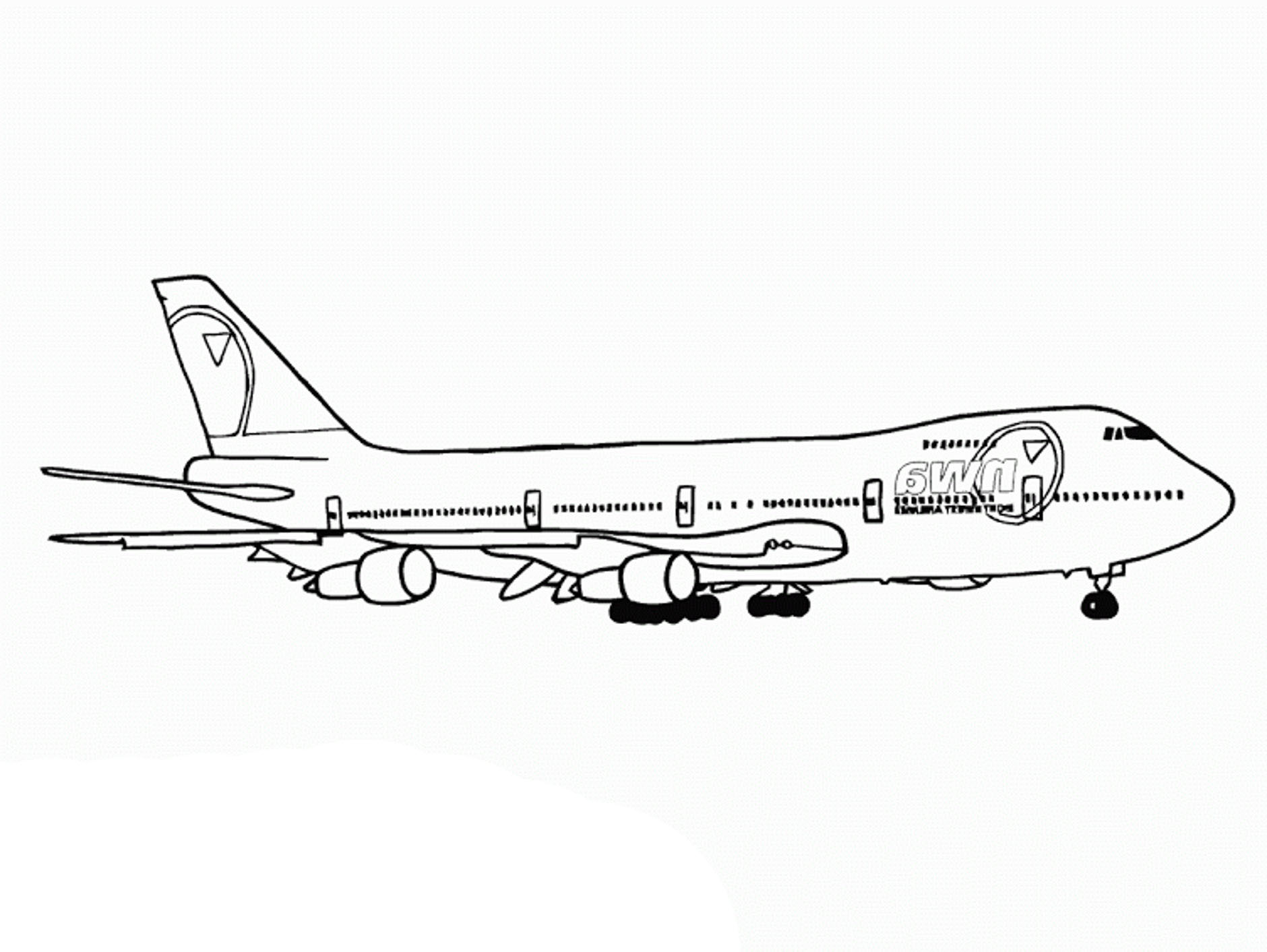 1880x1413 Unparalleled Airplane Pictures To Print Jet Coloring Pages