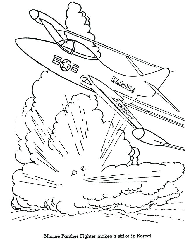 670x820 Printable Fighter Jet Coloring Pages Page Book