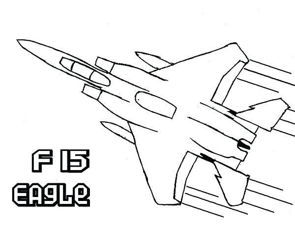 600x464 Jet Coloring Page Jet Coloring Pages Airplane Eagle Super Jet
