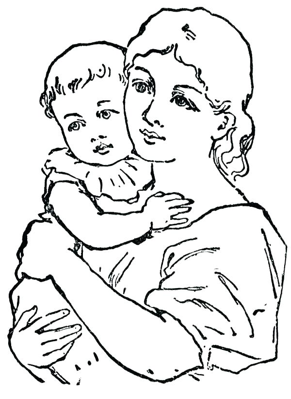 600x820 Mother And Daughter Coloring Pages Jewelry Coloring Pages Mother