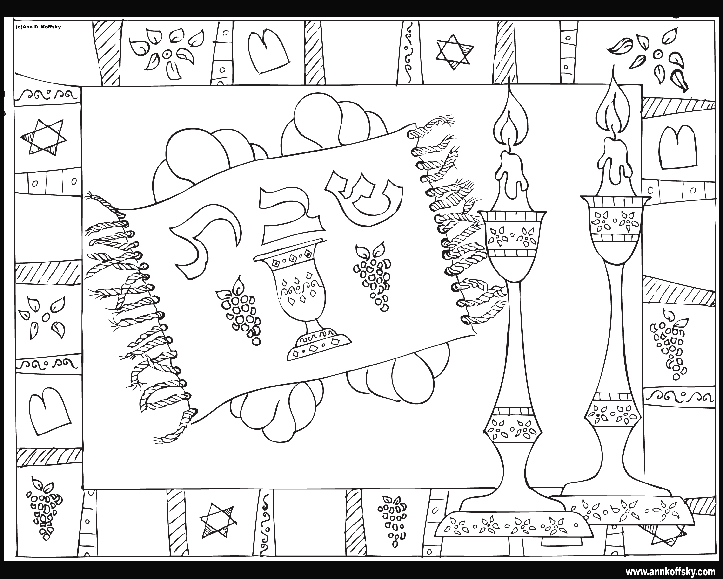3000x2400 Highest Jewish Coloring Pages Paginone Biz
