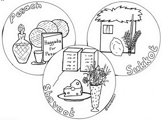 570x422 Sukkot Free Jewish Coloring Pages For Kids