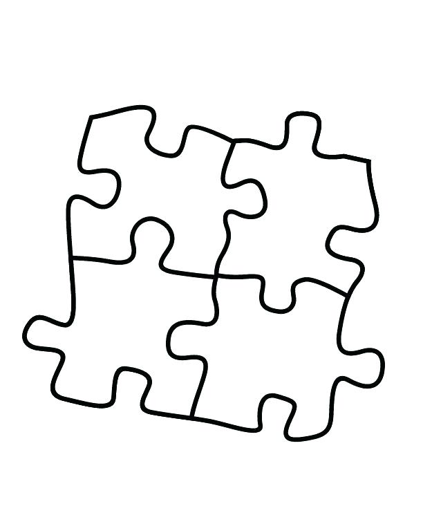 612x758 Autism Awareness Puzzle Piece Coloring Page Pages For Adults