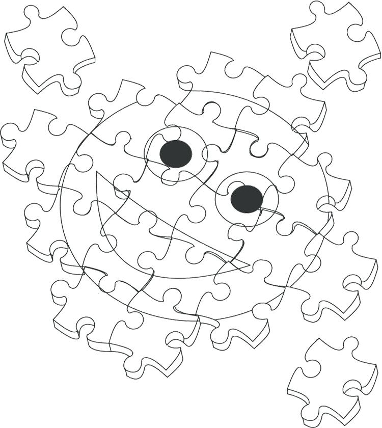 750x840 Puzzle Coloring Pages Coloring Page Jigsaw Heart Halloween Maze