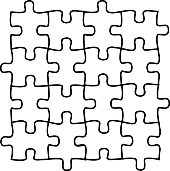 545x550 Puzzle Coloring Pages