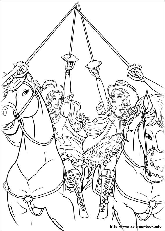 567x794 Best Barbie Coloring Pages Images On Coloring Books