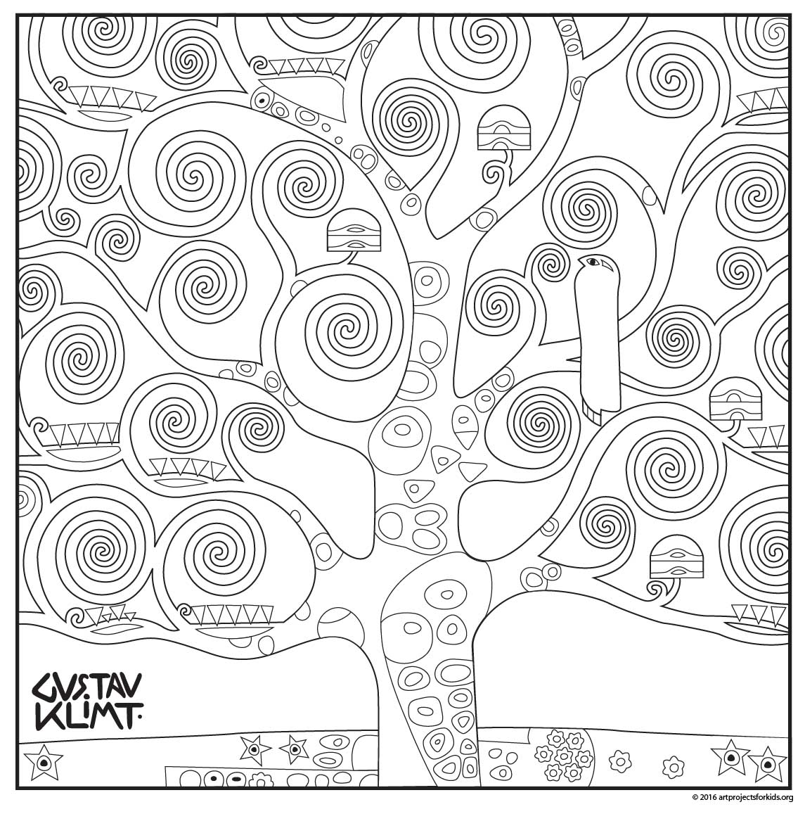 1145x1157 Tree Of Life Coloring Page
