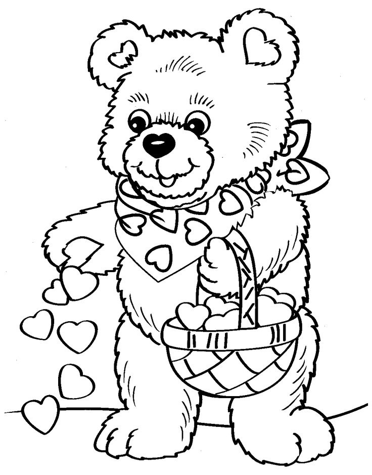 736x939 Best Valentines Day Coloring Images On Valentines