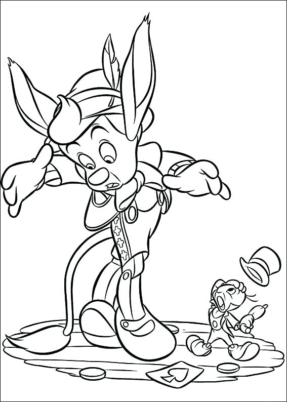 567x794 Jiminy Cricket Coloring Pages
